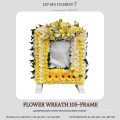 FLOWER WREATH 105-FRAME