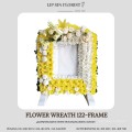 FLOWER WREATH 122-FRAME