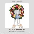 FLOWER WREATH 206