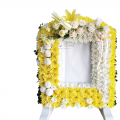 FLOWER WREATH 122-FRAME